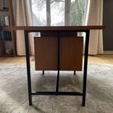 Renovated vintage desk with 2 drawers