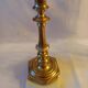 Antique bronze candlestick, 19th century, torch holder, candelabrum.