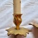 Pair of gilt bronze wall sconces, Louis XV rocaille style