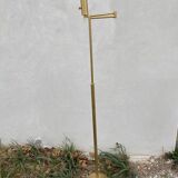 Brass e-reader floor lamp 1980