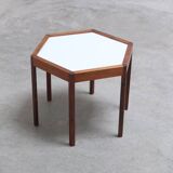 Rosewood 'Hexagon' side table by Hans Christian Andersen, 1960s