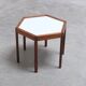 Rosewood 'Hexagon' side table by Hans Christian Andersen, 1960s