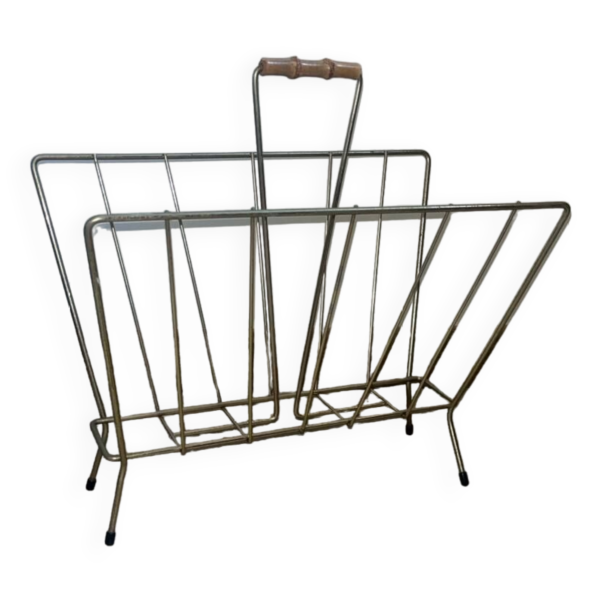 Brass magazine rack