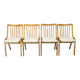 Set of four restored mid-century dining chairs by Jitona