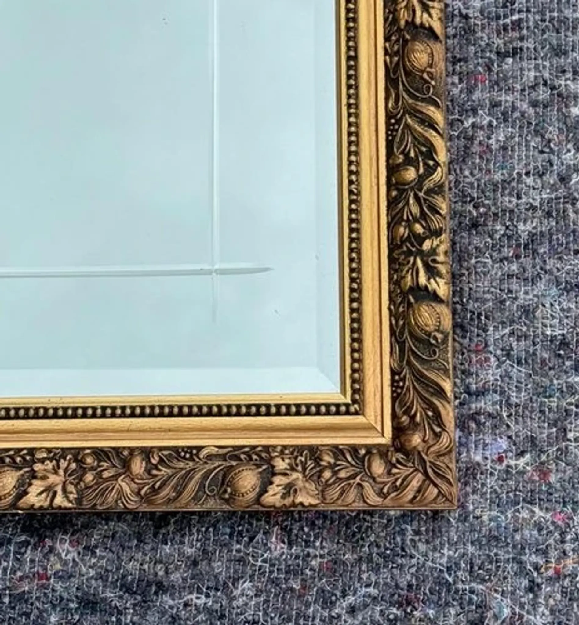 Bevelled Vintage Ornate Mirror