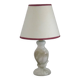 French Vintage Small Marble Table Lamp – Cream with Beige & Blue Veins 5237
