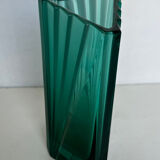 Art Deco vase in green tinted glass