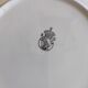4 assiettes plates "Réverbère fin" KG Lunéville