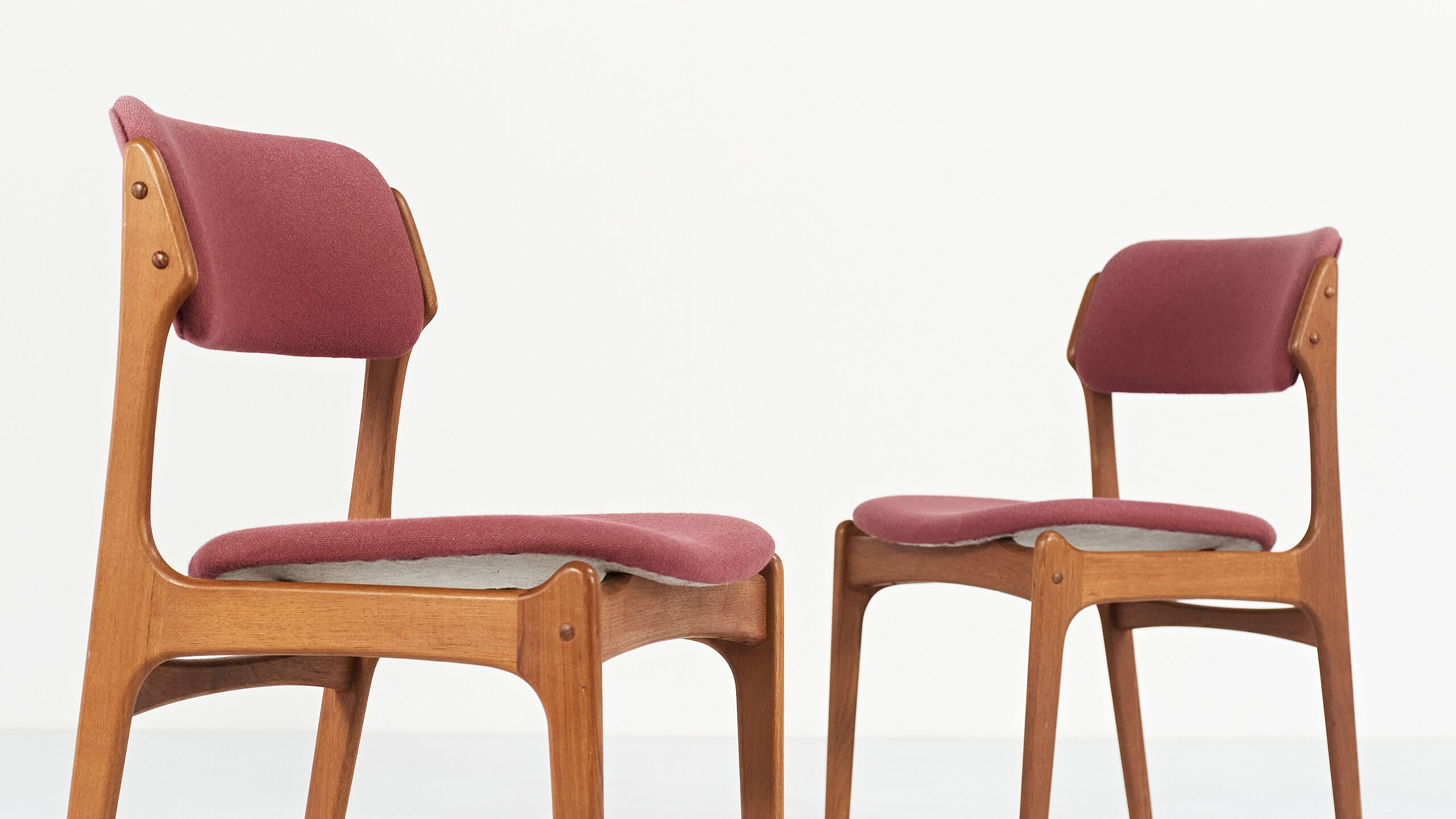 Lot de 4 chaises modèle 49 de Erik Buch pour O.D. Møbler