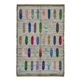Tapis boho recyclé turc fait main 170 cm x 248 cm