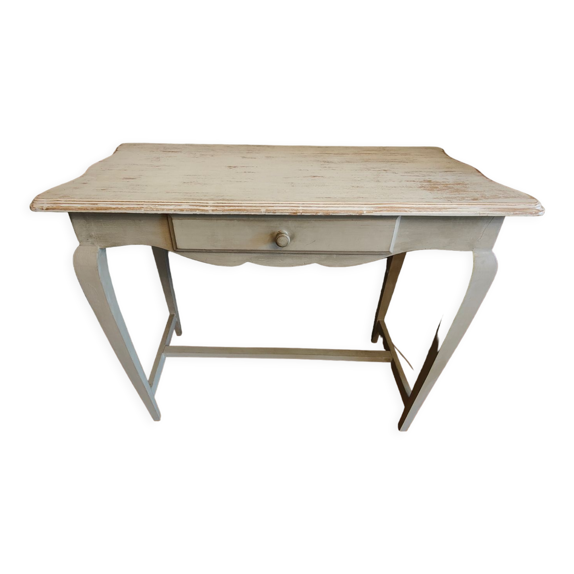 Bleached wood secretary Roche Bobois romantic style