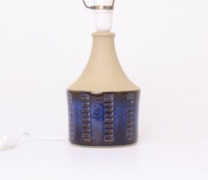 Søholm blue earthenware table lamp 3046