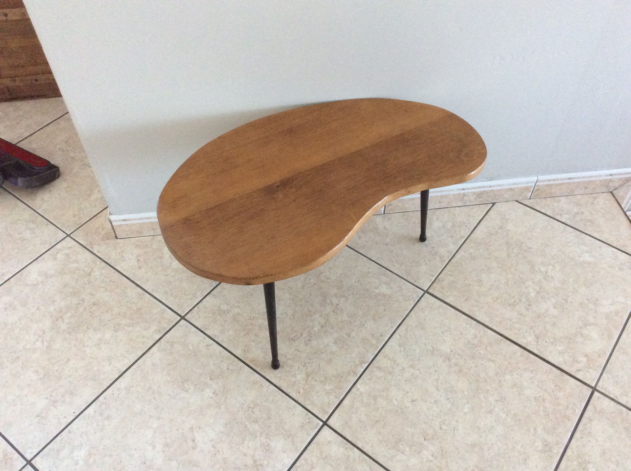 Vintage bean-shaped coffee table