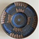 BOWL plate,  MICHAEL ANDERSEN denmark,Stoneware, relief design, centerpiece