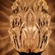 Pair of 1950s gold wall lights