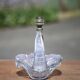 vintage crystal lamp, opalescent lamp base, bedside lamp, crystal table lamp, decoration