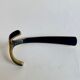 Brass wall coat hooks from Herta Baller, set of 5