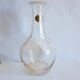 Carafe cristal d'arques épis taillé vintage