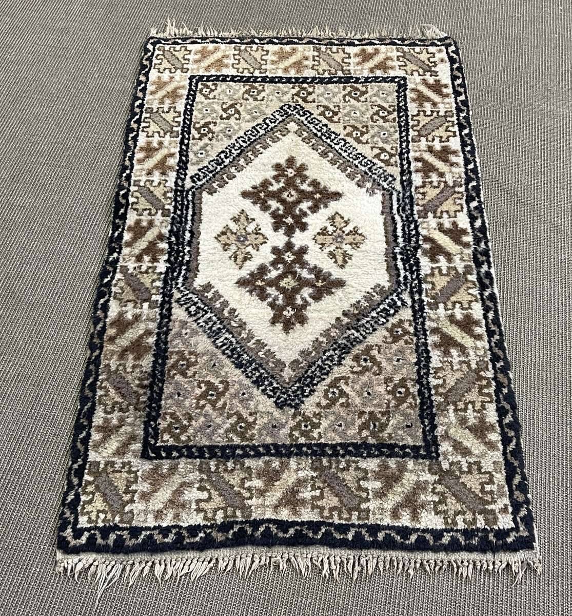 Moroccan handmade wool rug