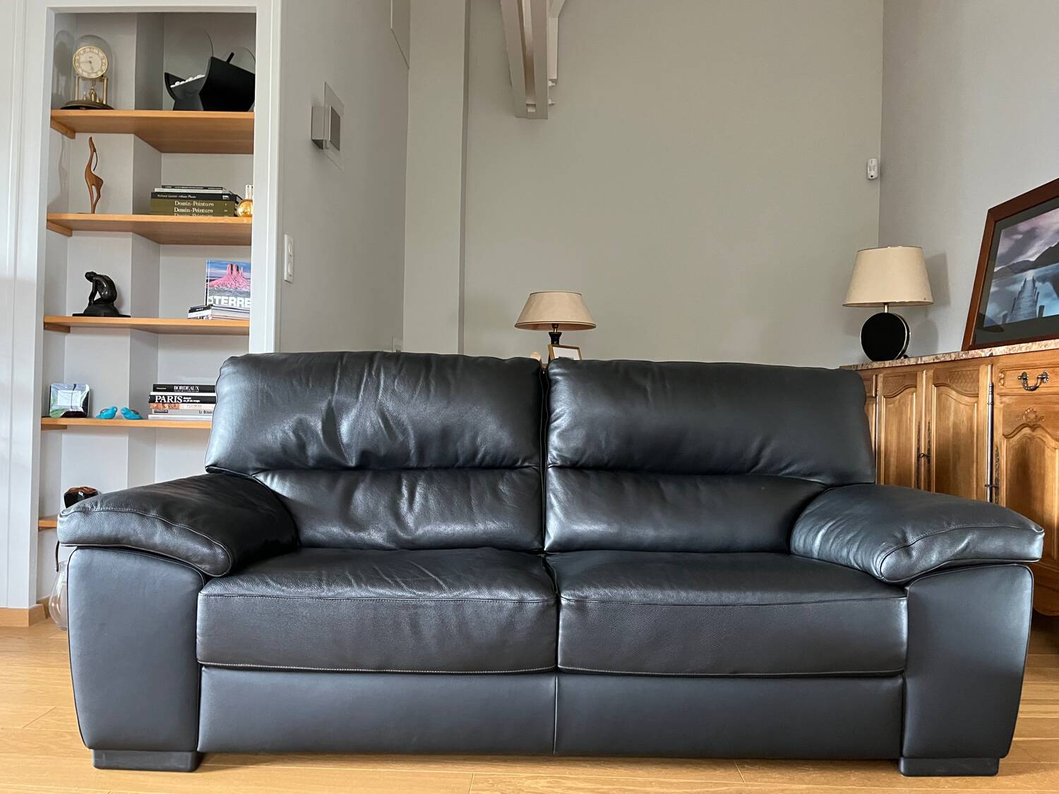 Leather sofa