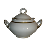 Former sugar bowl in porcelain of Paris Limoges