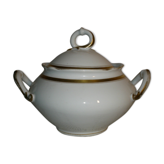 Former sugar bowl in porcelain of Paris Limoges