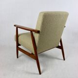 Vintage Beige Easy Boucle Chair, 1970s