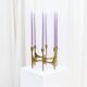 Doré Bronze Six-Arm Candleholder by Michael Harjes, Made in Germany, 1960s Mid-Century Modern