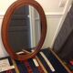 Miroir en bois massif vintage 52 x 68 cm