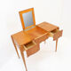 Dressing table with mirror, drop leaf and drawers - 20th century