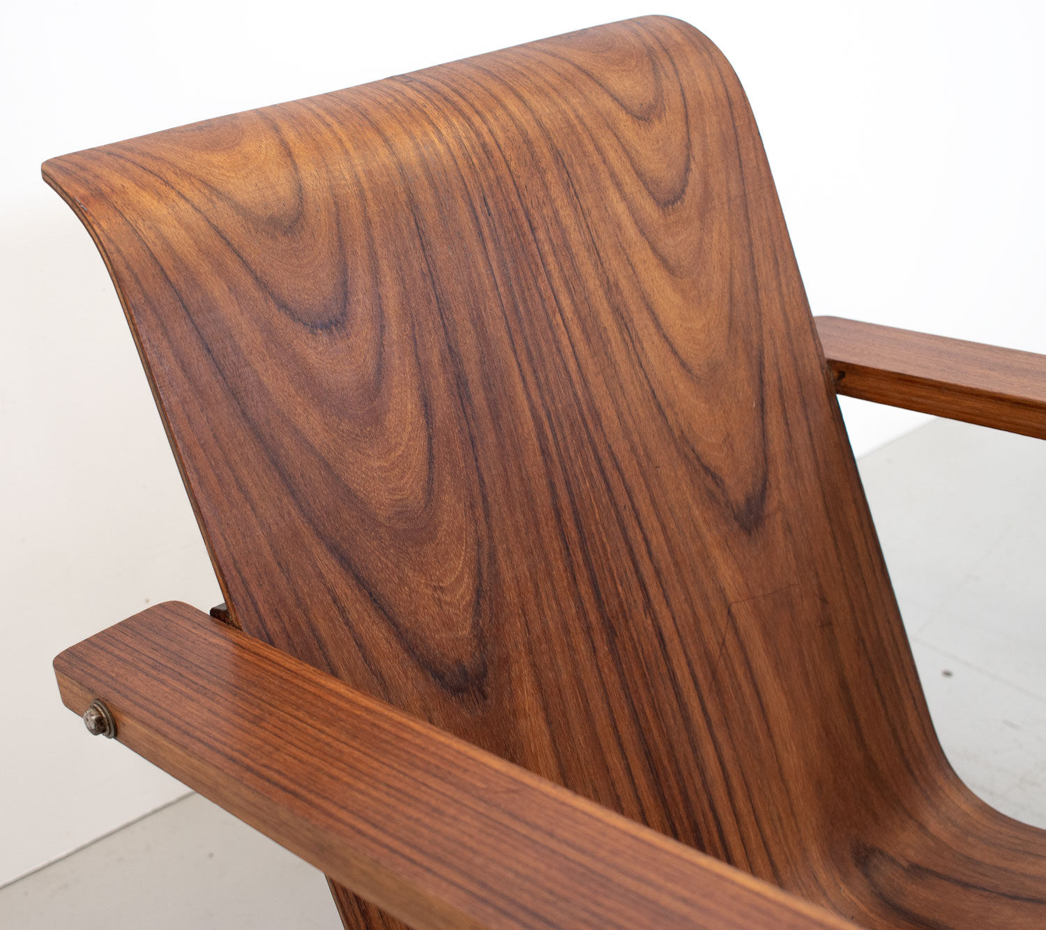 1930s modernist cantilever plywood armchair