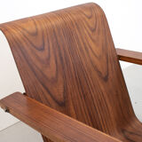 1930s modernist cantilever plywood armchair