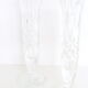 Paire de vases en verre moulé