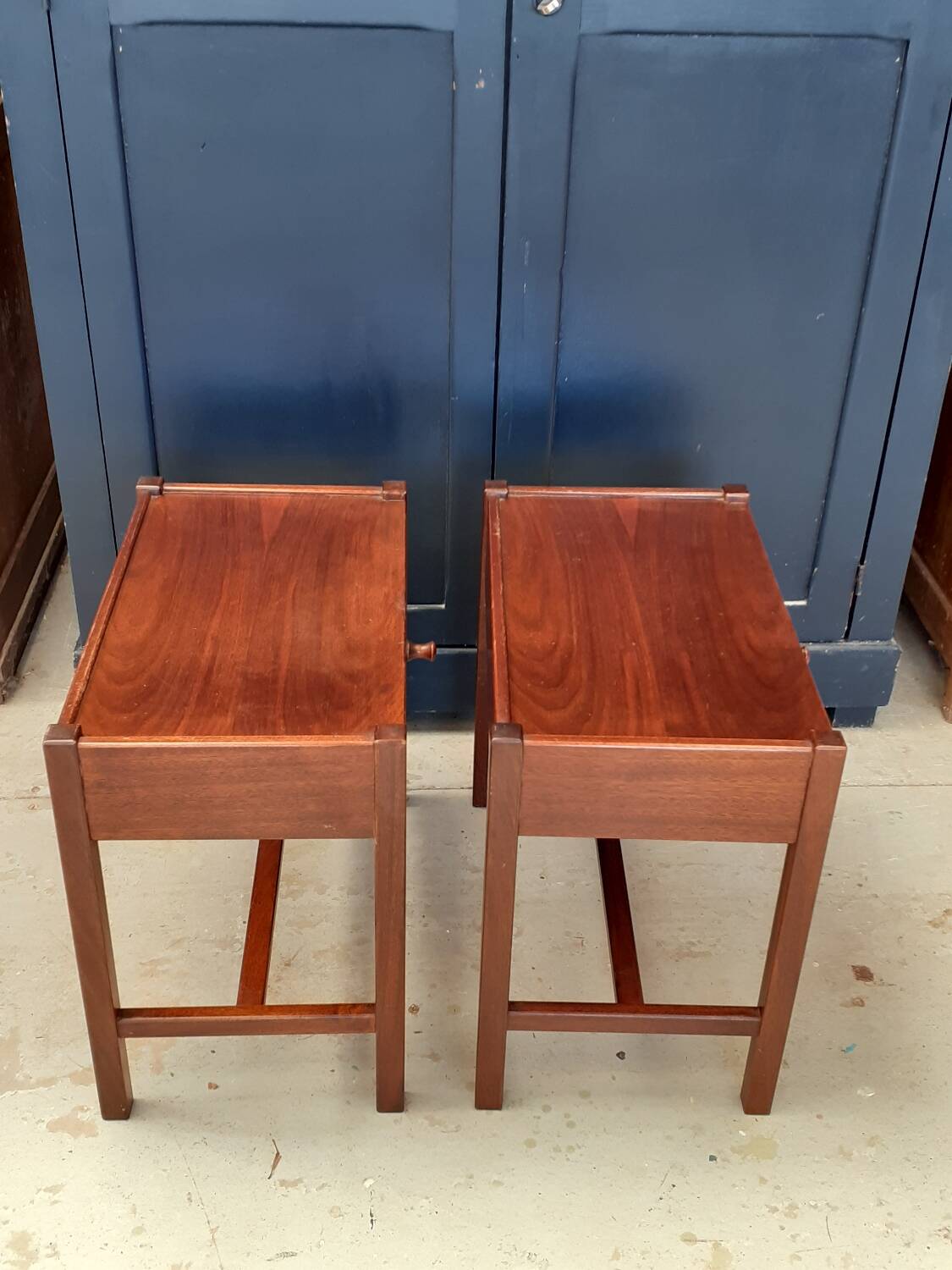 Pair of Scandinavian bedside tables