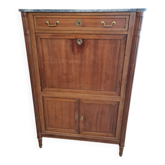 Louis XVI style mahogany secretary