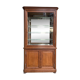 Buffet deux corps vitrine de magasin chêne 1900
