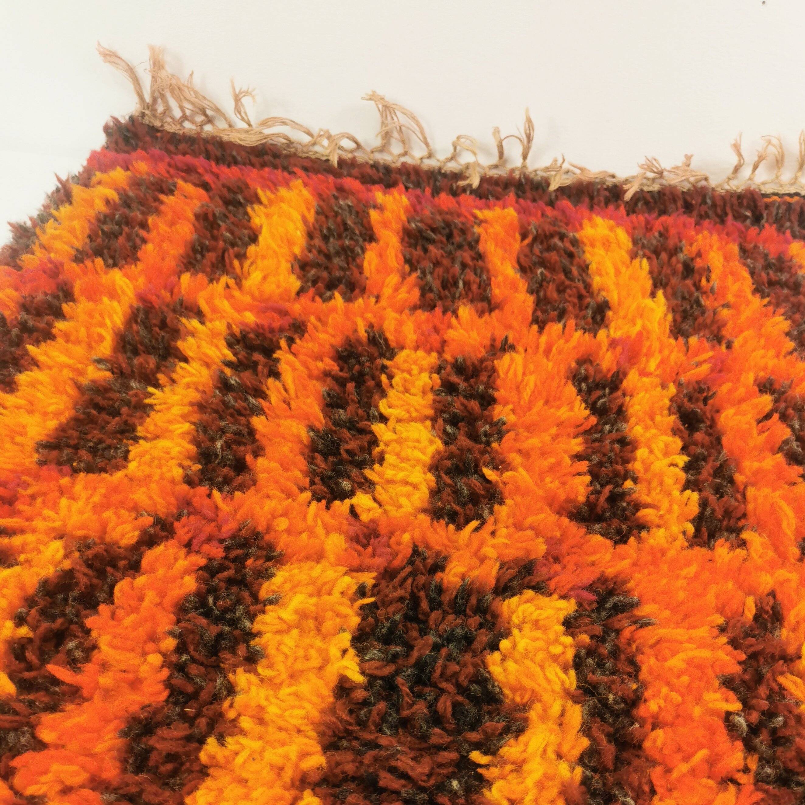 Tapis space age, Danemark, années 1960.