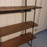 Shelf string iron and wood 3 trays