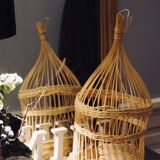Cage rattan and wicker birds