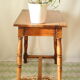 Antique walnut side table