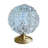 Glass "diamonds" globe lamp