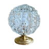 Lampe globe “diamants” en verre