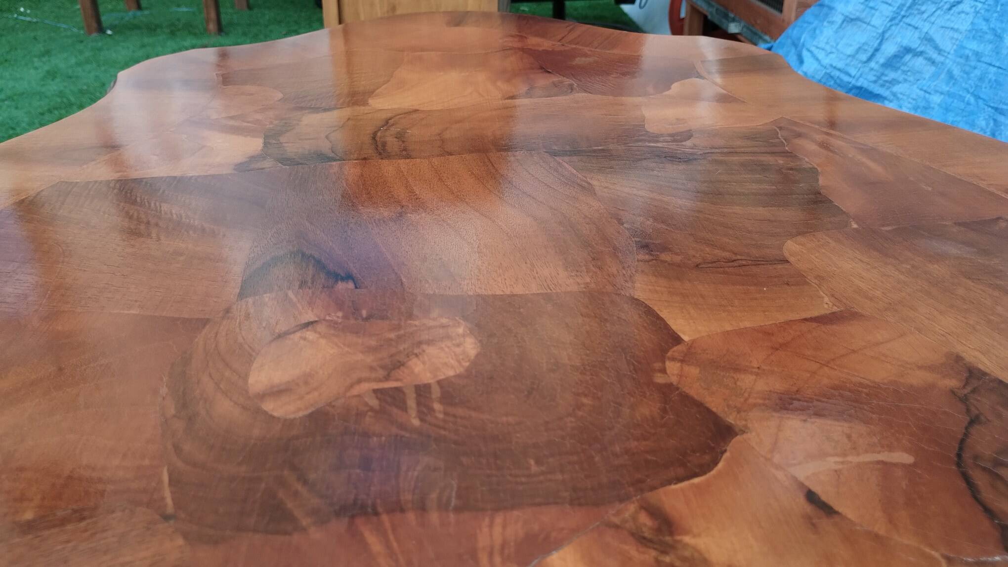 Solid wood coffee table