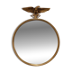 Empire style Small Gold Decorative convex Mirror with Eagle, France
