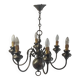 Dutch style chandelier 6 lights - mid. 20th century