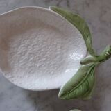 Set of two white ceramic ramekins