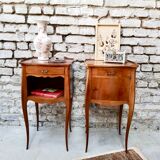 Pair of Louis XV style bedside tables