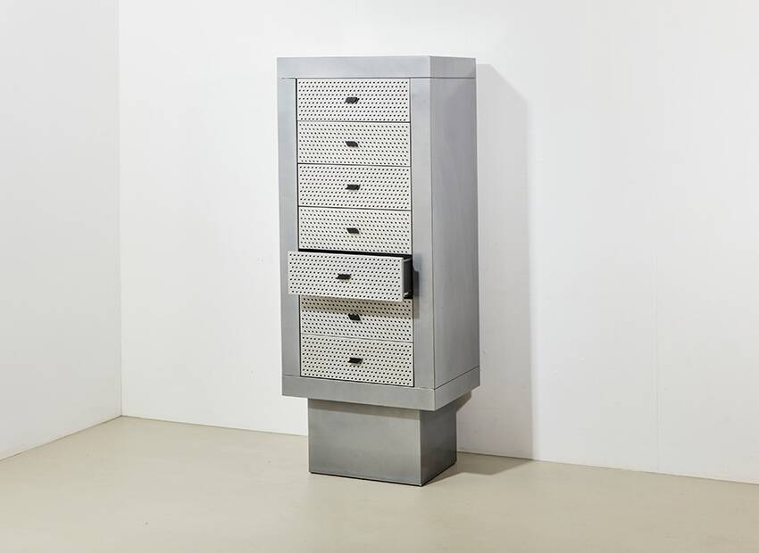 Rare Commode Matteo Thun Settimanale pour Bieffeplast Italie 1985