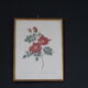 Gravure encadrée de Redouté Rosier églantier