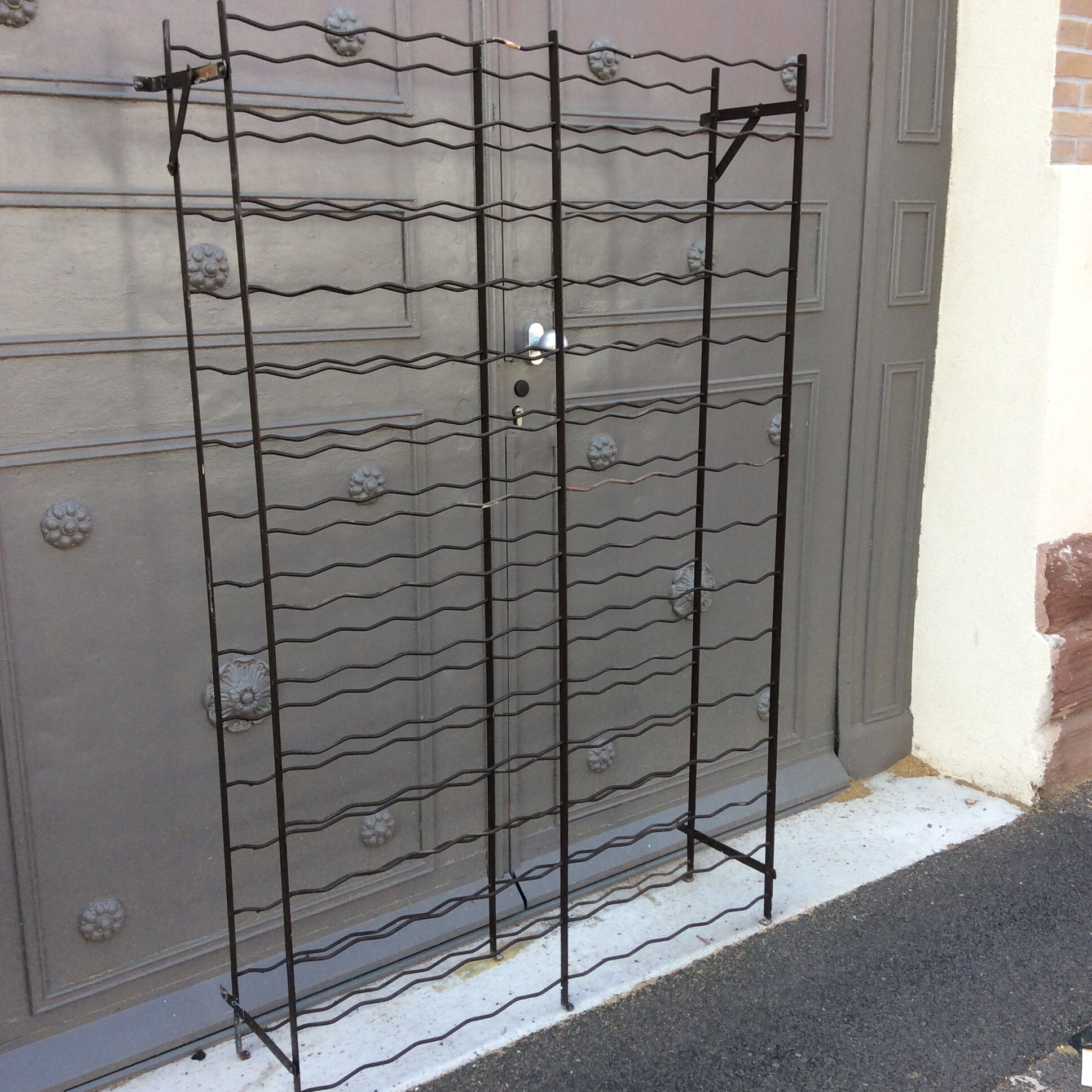 Rigidex wrought iron wine cellar